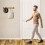 Wall Coat Rack with Folding Bamboo Hooks 3