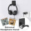Support mural pour casque audio – ABS, sans perçage, 6,5 x 6 x 3