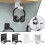 Support mural pour casque audio – ABS, sans perçage, 6,5 x 6 x 5