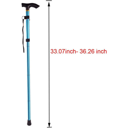 Sammenleggbare turstaver i aluminium 84–93 cm 1