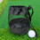 FEAMOS portable golf ball and tee storage net bag with 7
