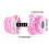 DAMAI Water Weights Aquatic Dumbbells 2PCS High-Density 2