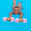 DAMAI Water Weights Aquatic Dumbbells 2PCS High-Density 4