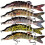 2PC Multi-Jointed Swimbait Lure Slow-Sinking Segmented Bass 3