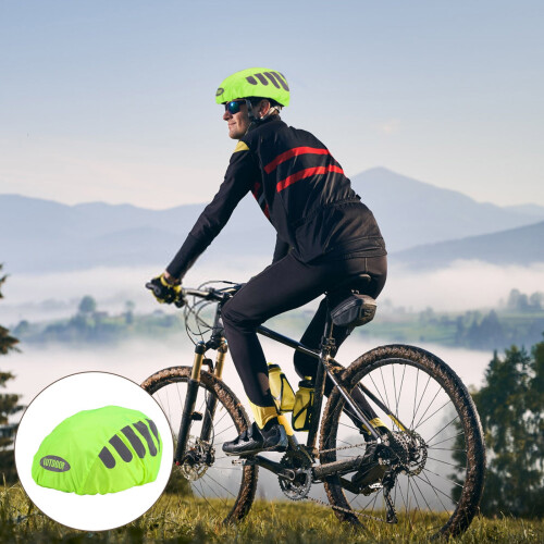 Housse de casque de cyclisme – Imperméable, réfléchissante, vintage 1