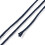 Macrame cotton cord rope marine blue 1mm 28m roll 2