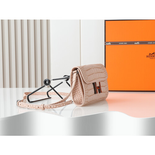 Hermès Constance Long Wallet Croc 539-2 1