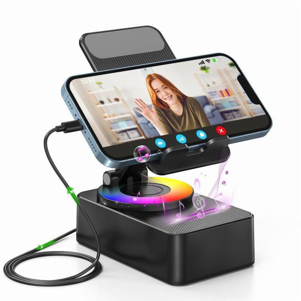 Wireless Bluetooth Speaker With Foldable Phone Stand 9149926421474