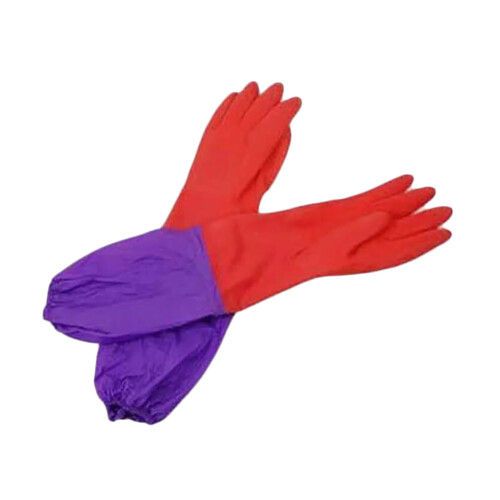 Latex Rubber Gloves with Velvet Lining 2 Pack 1