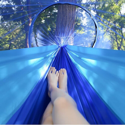 Hamaca de camping con mosquitera, 290x140cm, 400lb 2