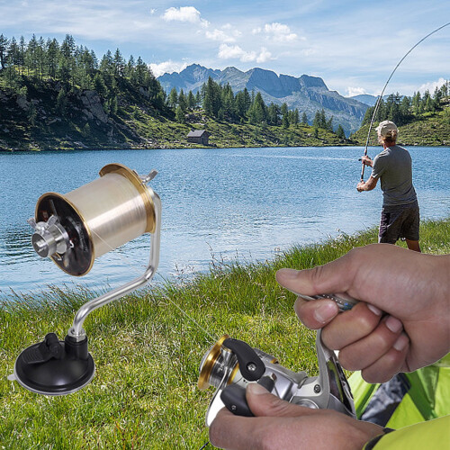 Avvolgifilo regolabile per la pesca – Alluminio e plastica 2