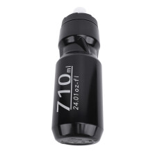 Bouteille de sport en silicone PP5 de 710 ml noire et étanche