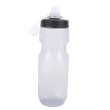 Bouteille en silicone gris PP5 de 710 ml avec couvercle étanche