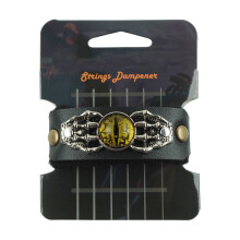Réducteur de bruit de cordes de guitare, amortisseur de-Jaune