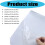 Clear PVC Pet Scratch Guard For Sofa 4Pcs Easy Stick-25x40 cm 5