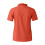 Women's short-sleeved ruffled blouse/shirt work uniform-Orange L 3