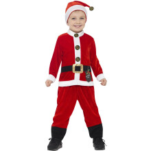 (Small (Age 4-6)) Santa Toddler Costume