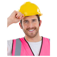 Yellow Builders Helmet, Adjustable