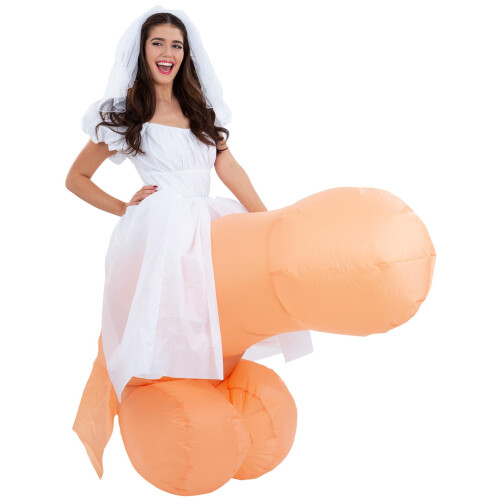 Bride On Inflatable Penis