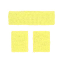80s Neon Sweatbands, Yellow