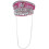 Fever Deluxe Sequin Studded Captains Hat, Hot Pink 1