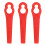 40pcs Plastic Blade Set Replacement Blade for Cordless Grass Trimmer Strimmer 2