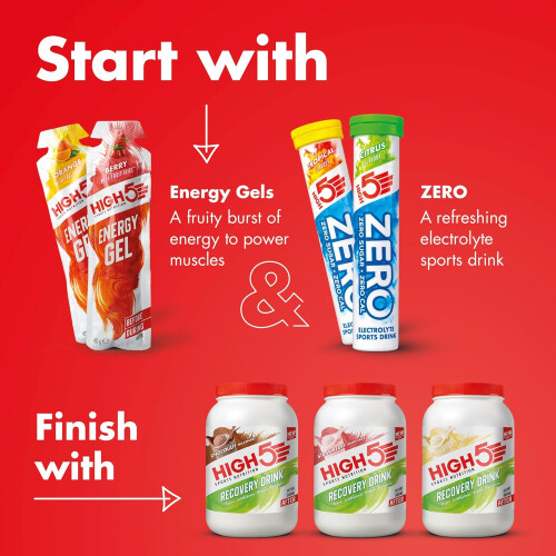 HIGH5 Recovery Drink (Chocolate Milkshake 1.6kg) 2