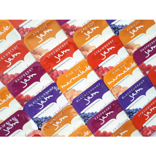 Jam Marmalade Portions Mixed Flavours 18 Pack 1