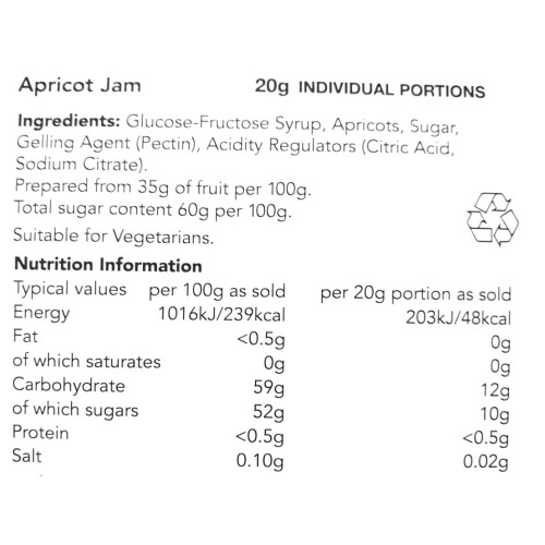 Jam Marmalade Portions Mixed Flavours 18 Pack 2