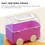 Conteneur Rangement Violet Enfants 6