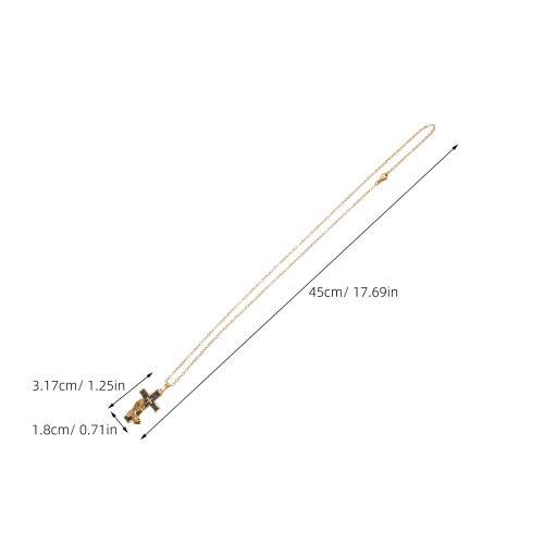 Goldene Urnenkette Anhänger Schmuck 1