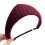 Fashion Headbands With Stripe Pattern-Red and gray stripes 1