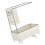 Safe Bowed Border Spongiform Owner Drain Rack for-White 1