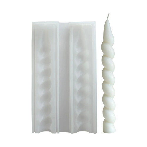 Multifunctional Silicone Twist Mould For Candle Soap And-D