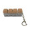 Unique Key Holder Featuring Small Mechanical Keyboard-Gray 1
