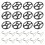 Easy Installation 12pcs Chuck and 12pcs Hook Locking Clip-Black 1