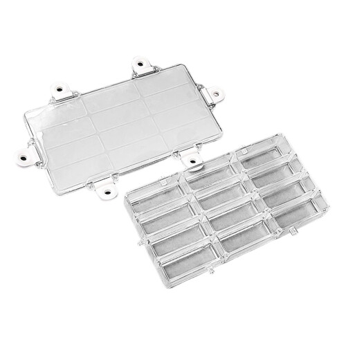 Plastic Paint Box 12/24/36 Wells Leakproof-12 grids thickened