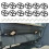 Easy Installation 12pcs Chuck and 12pcs Hook Locking Clip-Black 2