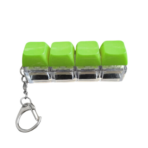 Delicate Key Accessory Showcasing Unique Mechanical-Light Green