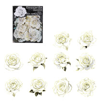 Art Crafts Card Making Scrapbook Sticker-rom antic rose