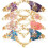 Thumb Finger Book Page Divider Natural Dried-Mixed colors 1