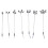 Easy to Install Miniature High Mast Light-No7 light warm white 5