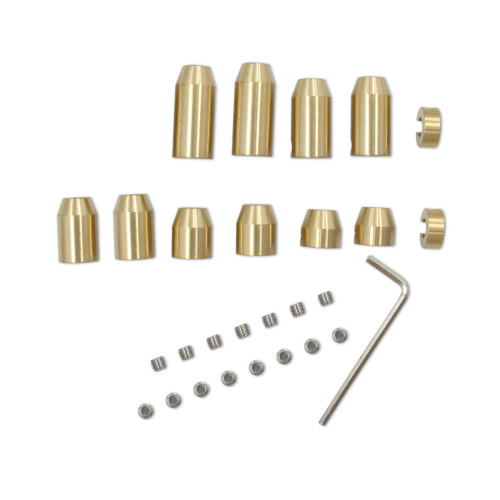 Premium Brass Spoke Balancing Weights for Motorcycles-12 pcs