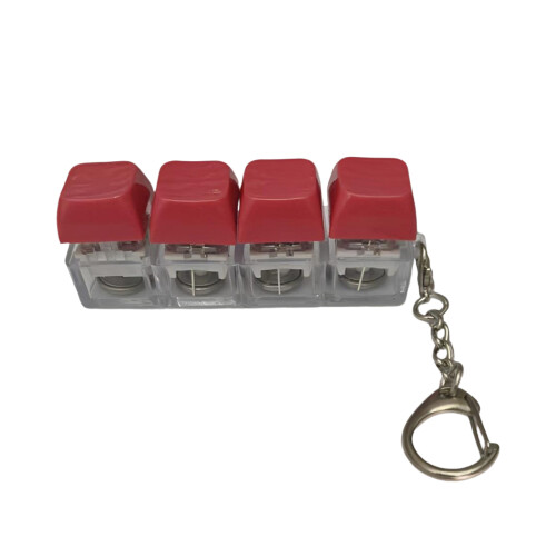 Key Decoration Plastic Texture Stylish Bag Pendant Hanging-Red