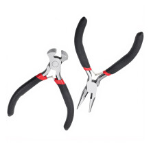 Draagbare reparatieset voor ritsen, 2 stuks, met mini-punttang,