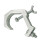 Versatile Aluminum Alloys Stage Clamp Secure Fastening-Silver 1