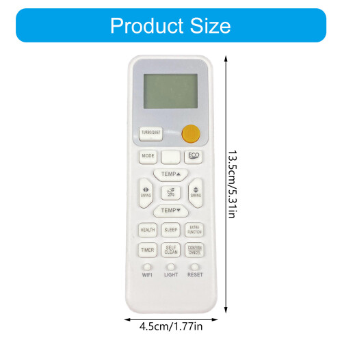 Air Conditioner Remote Control Featuring Backlight For 2