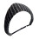 Fashion Headbands With Stripe Pattern-Red and gray stripes 6