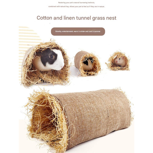 Interaction Hideouts Tunnel Toy with Natural-light brown L 1