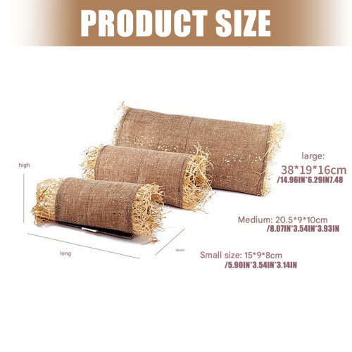 Interaction Hideouts Tunnel Toy with Natural-light brown L 2